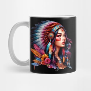 Native American, Beauty, Yatokya, Sun Girl | Catsie Cat Mug